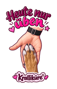 Hund Pfote Sticker by Natalie