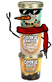 Winter Snowman Sticker by Cookie Bros