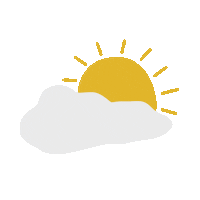 Weather Foggy Morning Sticker