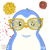 New Year Penguin Sticker by Pudgy Penguins