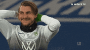 Happy Football GIF by VfL Wolfsburg