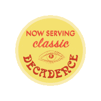 Eye Decadence Sticker by Dada Daily