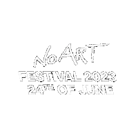 noartmusic no art noart no art festival no art festival 2023 Sticker