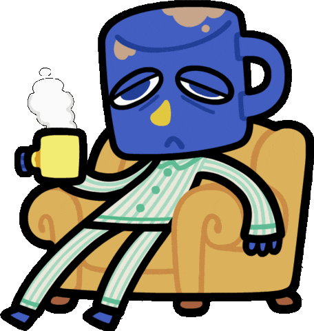 Coffee Im Tired Sticker by Ng Khai Hong