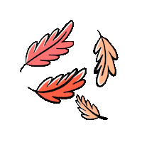 loninegron fall autumn autumn leaves lonirosedesign Sticker