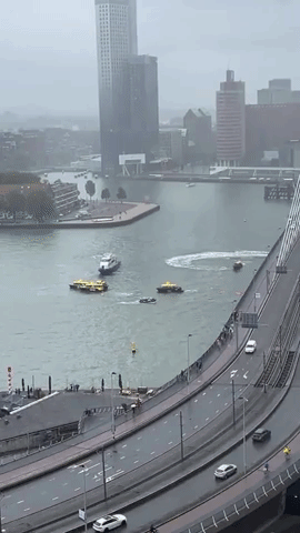 Passengers and Crew Rescued from Rotterdam Water Taxi Following Collision