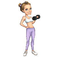 Fitness Workout Sticker by The Bear Ch