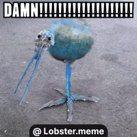Multiplication Blue Lobster GIF