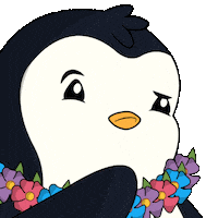 Confused Think About It Sticker by Pudgy Penguins