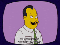 the simpsons yes GIF