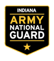 Indiana Logo Go In Sticker by California Army National Guard