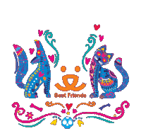 Save Them All Day Of The Dead Sticker by Best Friends Animal Society