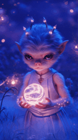 dalindasnyman giphygifmaker magic ball fairy GIF