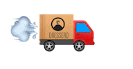 dresserd abbigliamento gls spedizione spedire Sticker