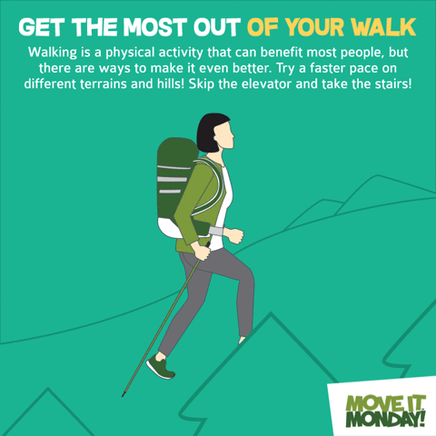 get the most out of your walk GIF by Move It Monday
