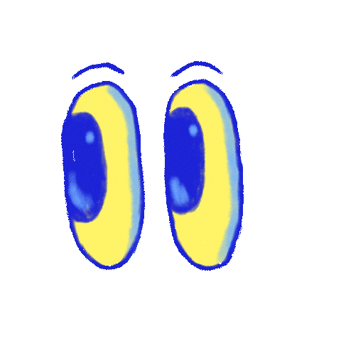 Floribundo giphyupload animation eyes surprise Sticker