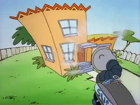 rockos modern life nicksplat GIF