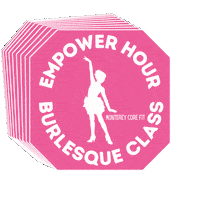 Burlesque Danceclass Sticker by Monterey Core Fitness