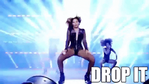 giphygifmaker beyonce crazy in love drop it GIF