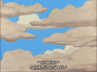 the simpsons sky GIF