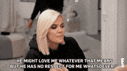 keeping up with the kardashians respect GIF by E!