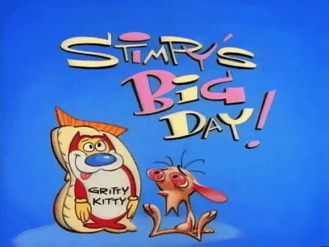 ren and stimpy nicksplat GIF