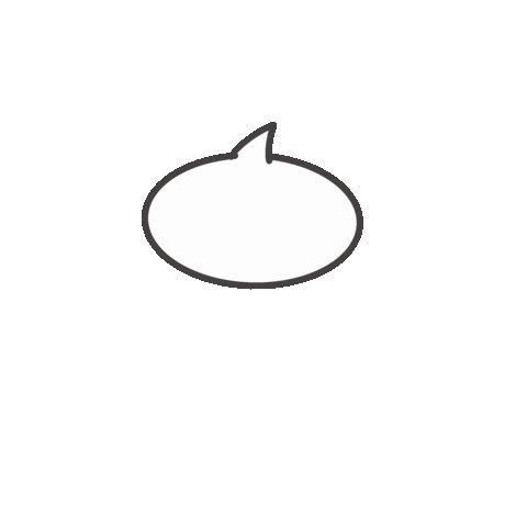 無言 對話框 Sticker