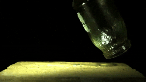 giphygifmaker experimental slow motion glass breaking glass shatter GIF