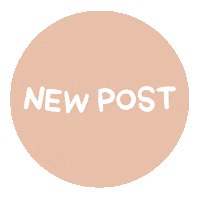 New Post Biege Sticker