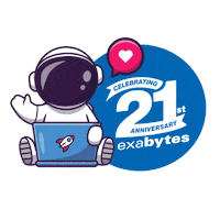 Exa-21St-Anniversary Sticker by exabytes