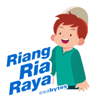Exabytes-Hooray-Raya Sticker by exabytes
