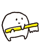 WhiteningCafe tap teeth next tooth Sticker