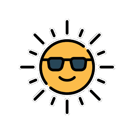 Camp-Korey sun sunshine summer sun campkorey Sticker