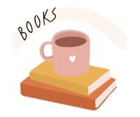 Coffee Books Sticker by chicanddarling