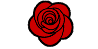 Red Rose Fashion Sticker by DimiJo