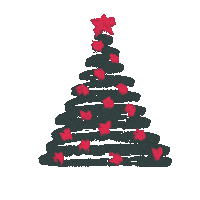 Mentablu christmas christmas tree natale albero Sticker