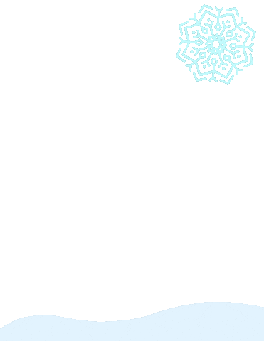 Christmas Snow Sticker