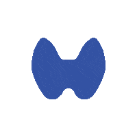 Chloeandthecamera22 butterfly thyroid thyroid cancer thycan Sticker