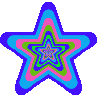 excited star struck Sticker
