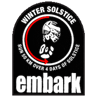 EmbarkTRI winter run running shoe Sticker