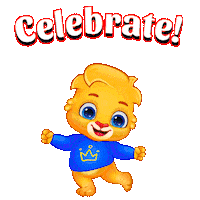 Excited Happy Birthday To You Sticker by Lucas and Friends by RV AppStudios