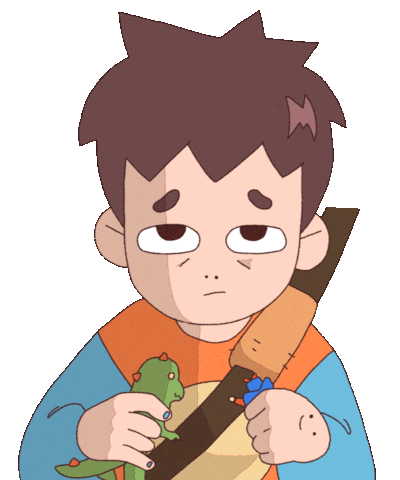 gahtsnolang giphyupload animation annoyed bored Sticker