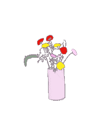 Flowerlove Blumenstrauss Sticker by meinefabelhaftewelt