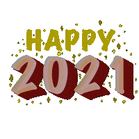 Happy New Year Party Sticker by Neeryletters