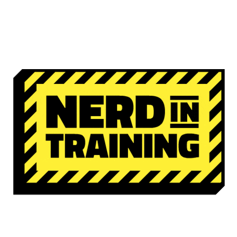 scienceworldca black yellow science training Sticker