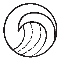 cecodesigns wave ceco cecodesigns Sticker