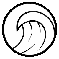 Wave Surfing Sticker by CECO