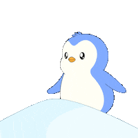 Red Flag No Sticker by Pudgy Penguins