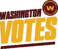 Voting Washington Football Team Sticker by NFL