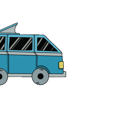 Road Trip Car Sticker by Flying the Nest